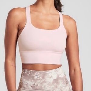 Athleta Warrior Longline Bra - D - DD+